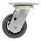 Vestil Rubber Swivel Caster 4 In. Diameter x 2 In. Width 396 Lb. Capacity Black CST-VE-4X2MR-S - alternate 8